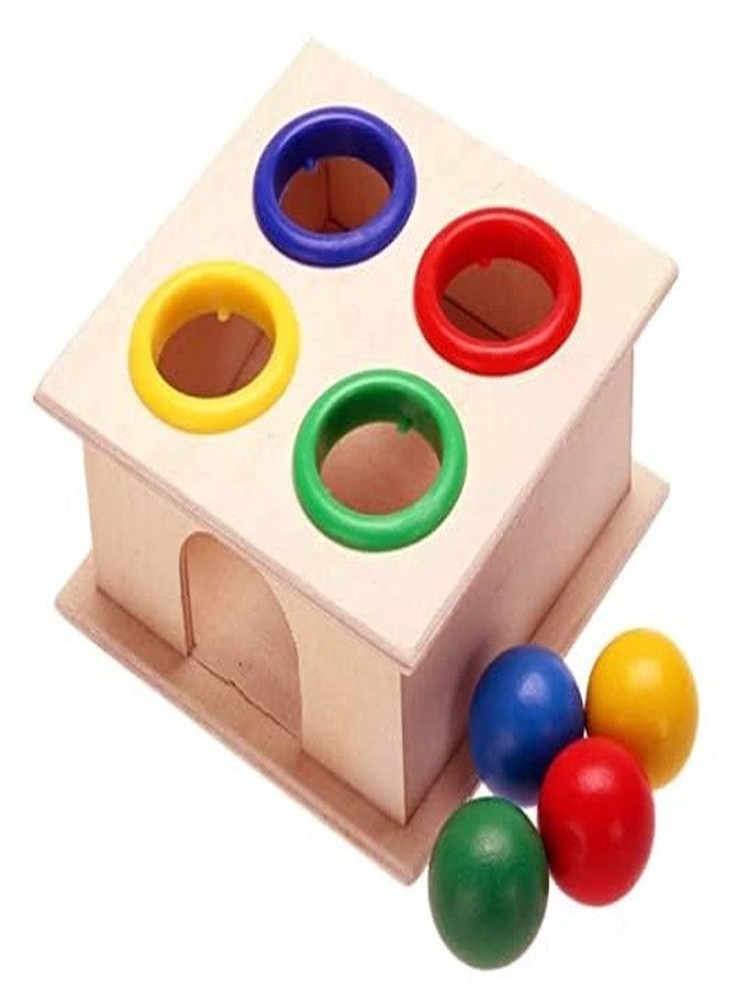 Shopfleet Educational Kit Toy for Kids Wooden Hammer Ball Knock Pounding Bench with Box Case Toy Set for Kids 2+ Ys (Pack of 1) - Image 4